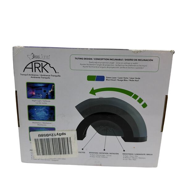 BlissLights ARK Laser & LED Combo Light 900-00054-A Gray w/ Box & Accessories - Picture 8 of 8